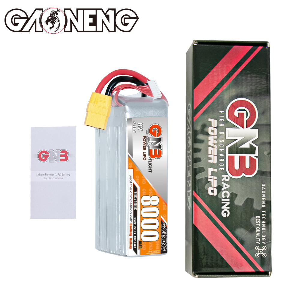 GAONENG GNB HV 6S 22.8V 8000mAh 70C LiPo Battery XT90