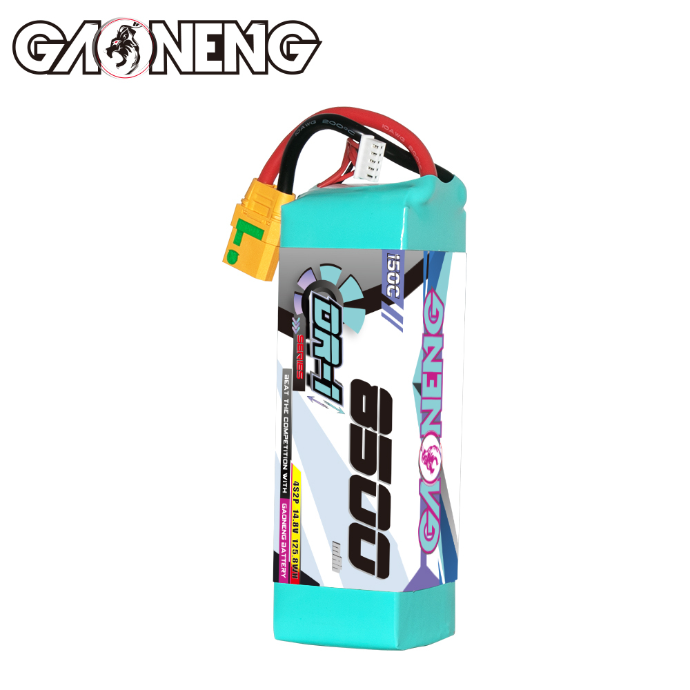 GAONENG GNB DR-1 Series 4S 14.8V 8500mAh 150C LiPo Battery XT90S Anti Spark