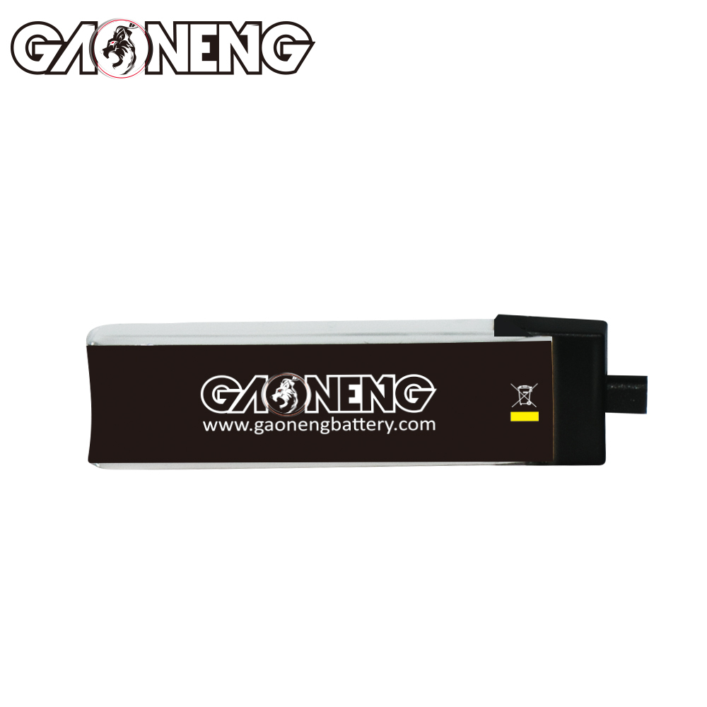 GAONENG GNB LiHV 1S 3.8V 850mAh 60C A30 Plastic Head LiPo Battery Long Range