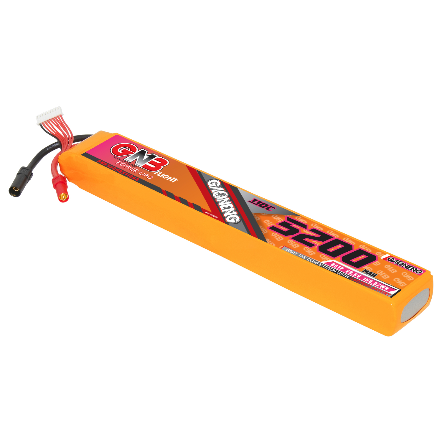 GAONENG GNB 8S 29.6V 5200mAh 110C LiPo Battery XT150