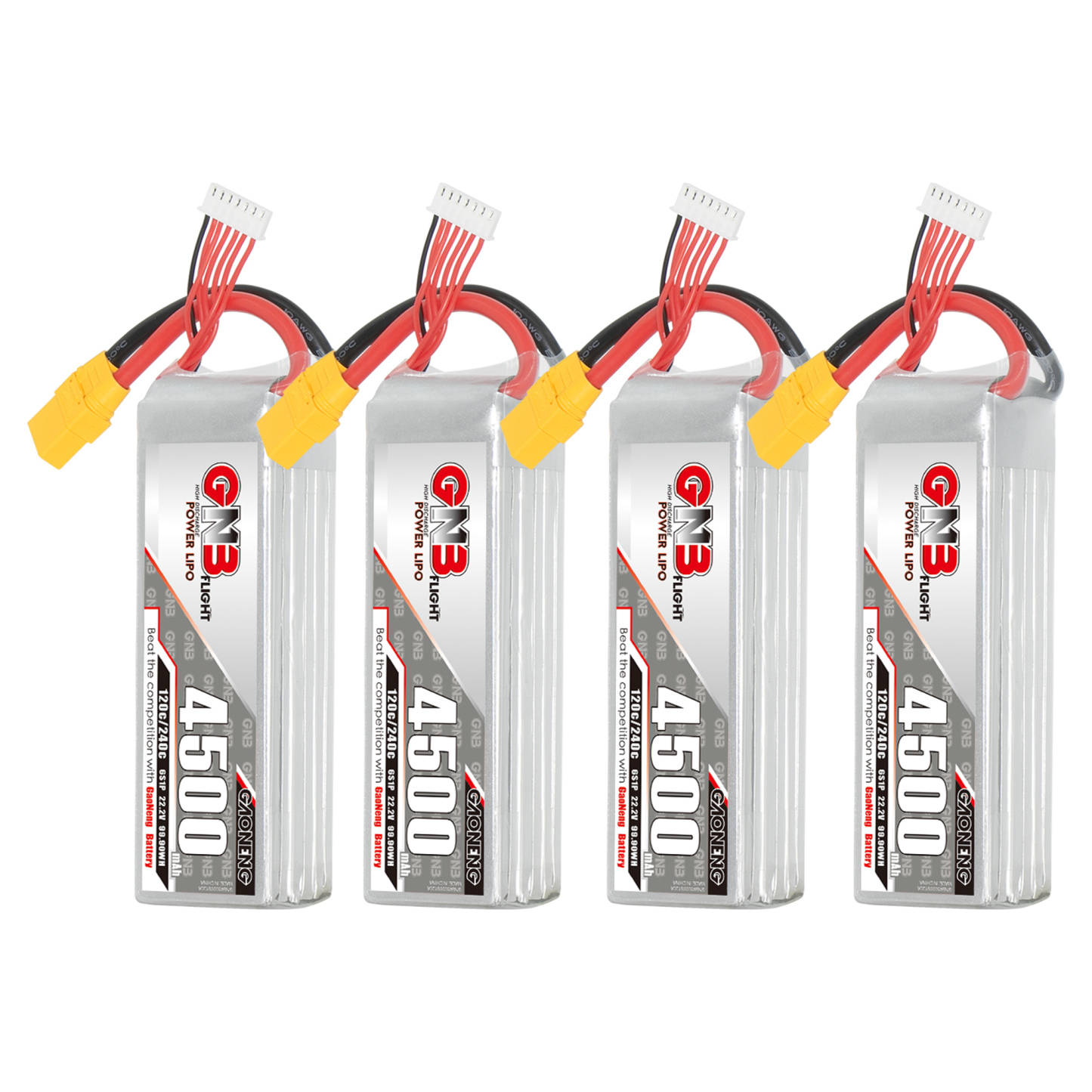 GAONENG GNB 6S 22.2V 4500mAh 120C LiPo Battery XT90