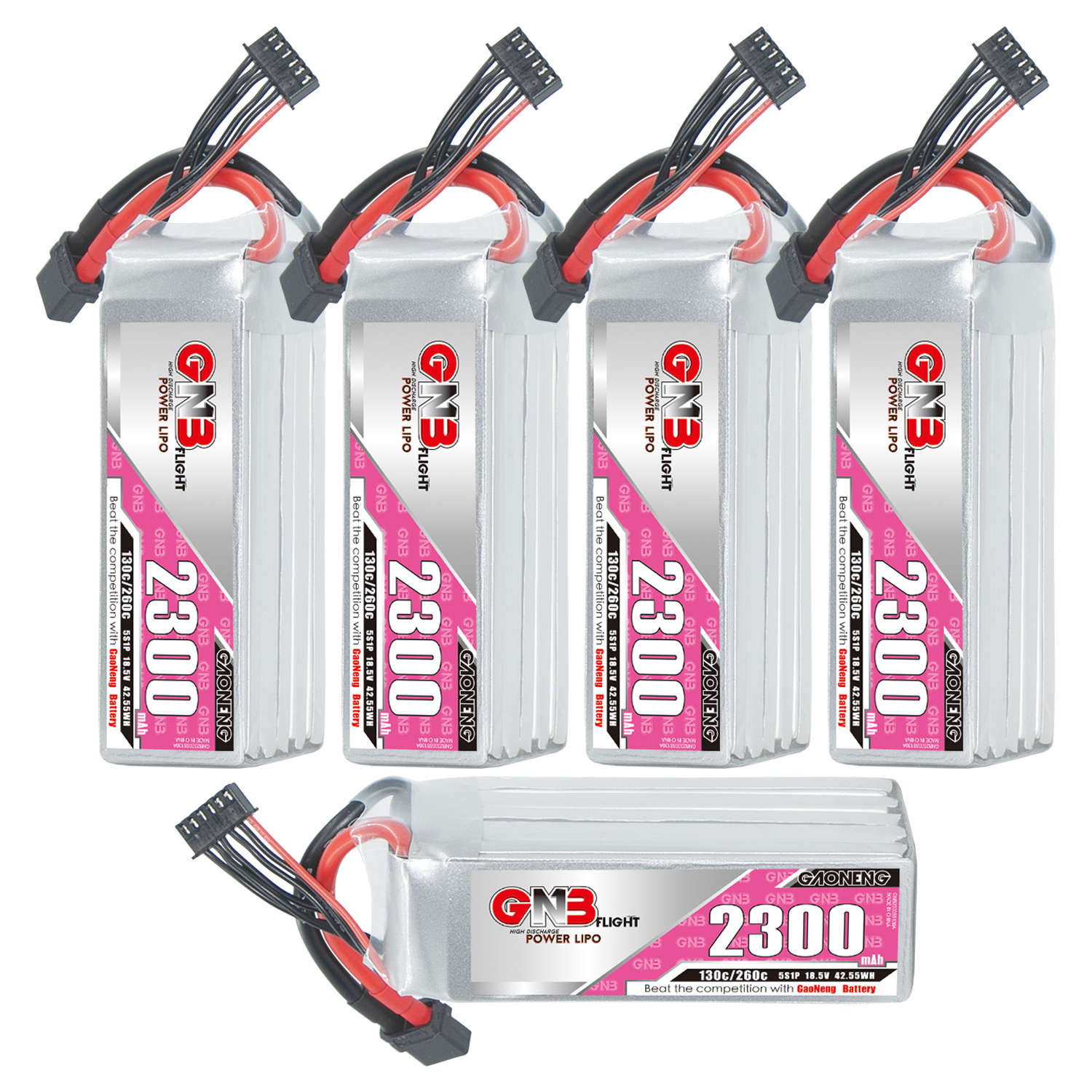 GAONENG GNB 5S 18.5V 2300mAh 130C XT60 LiPo Battery