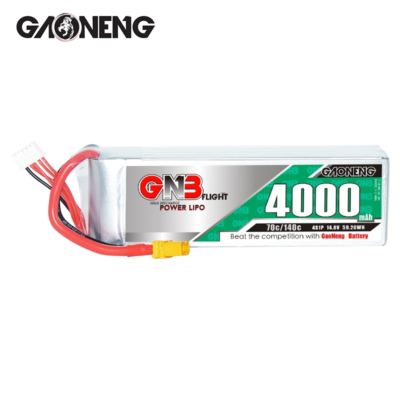 GAONENG GNB 4S 14.8V 4000mAh 70C LiPo Battery XT60