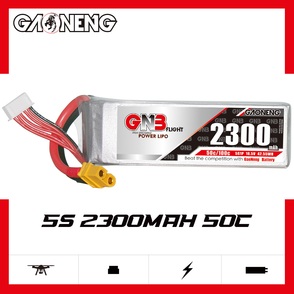 GAONENG GNB 5S 18.5V 2200mAh 50C XT60 LiPo Battery