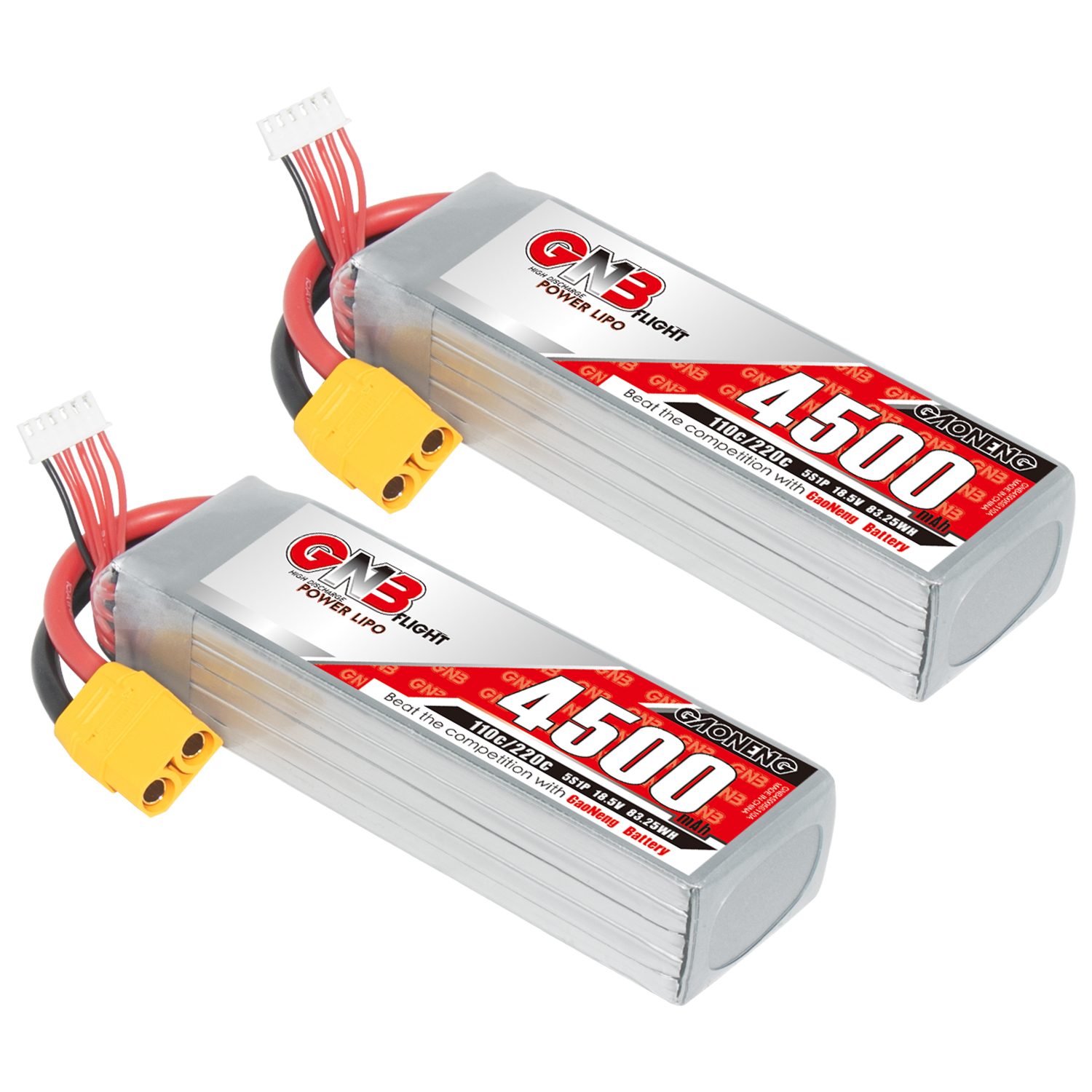 GAONENG GNB 5S 18.5V 4500mAh 110C LiPo Battery XT90