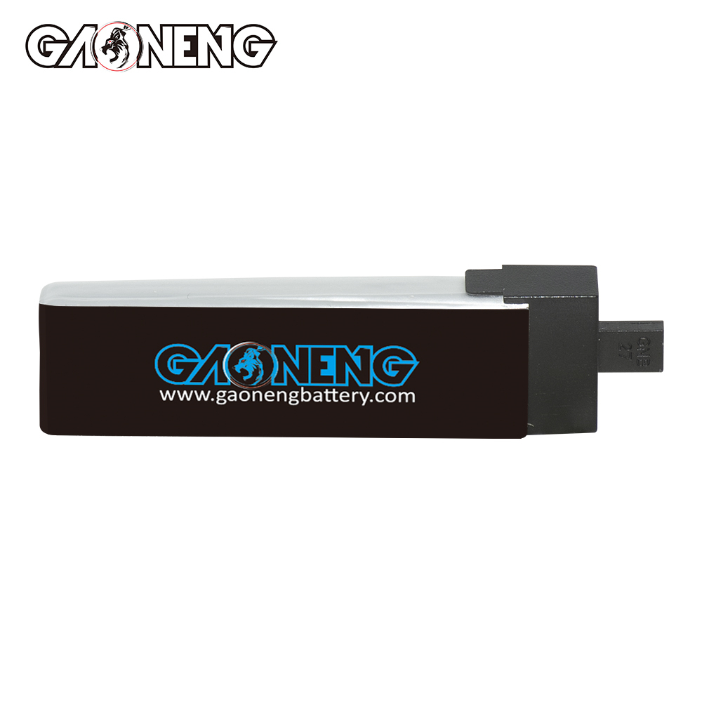 GAONENG GNB 1S 3.7V 450mAh 80C GNB27 Plastic Head LiPo Battery Long Type