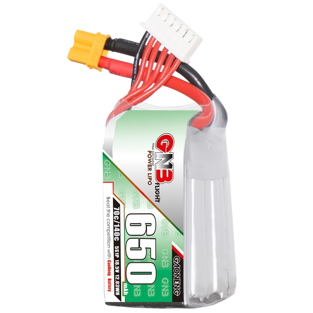 GAONENG GNB 5S 18.5V 650mAh 70C XT30 LiPo Battery