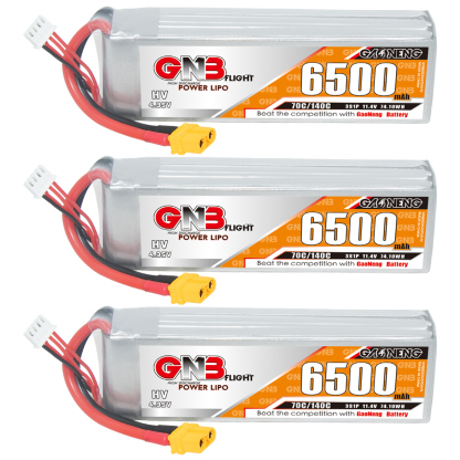 GAONENG GNB HV 3S 11.4V 6500mAh 70C LiPo Battery XT60