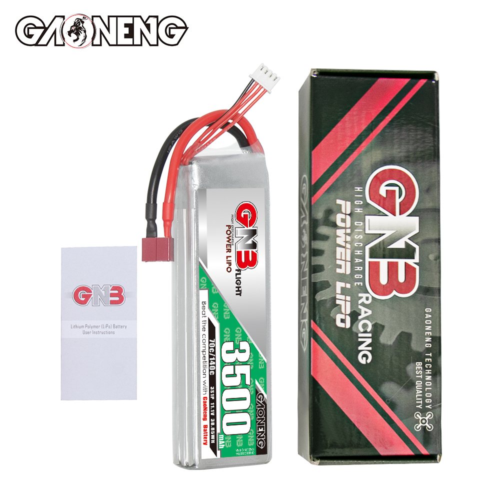 GAONENG GNB 3S 11.1V 3500mAh 70C LiPo Battery T-PLUG