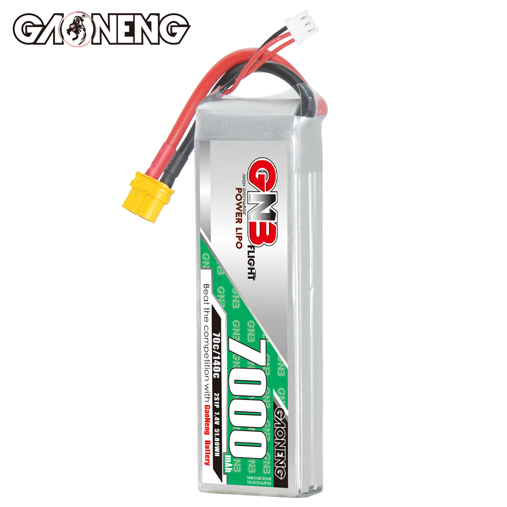 GAONENG GNB 2S 7.4V 7000mAh 70C LiPo Battery XT60