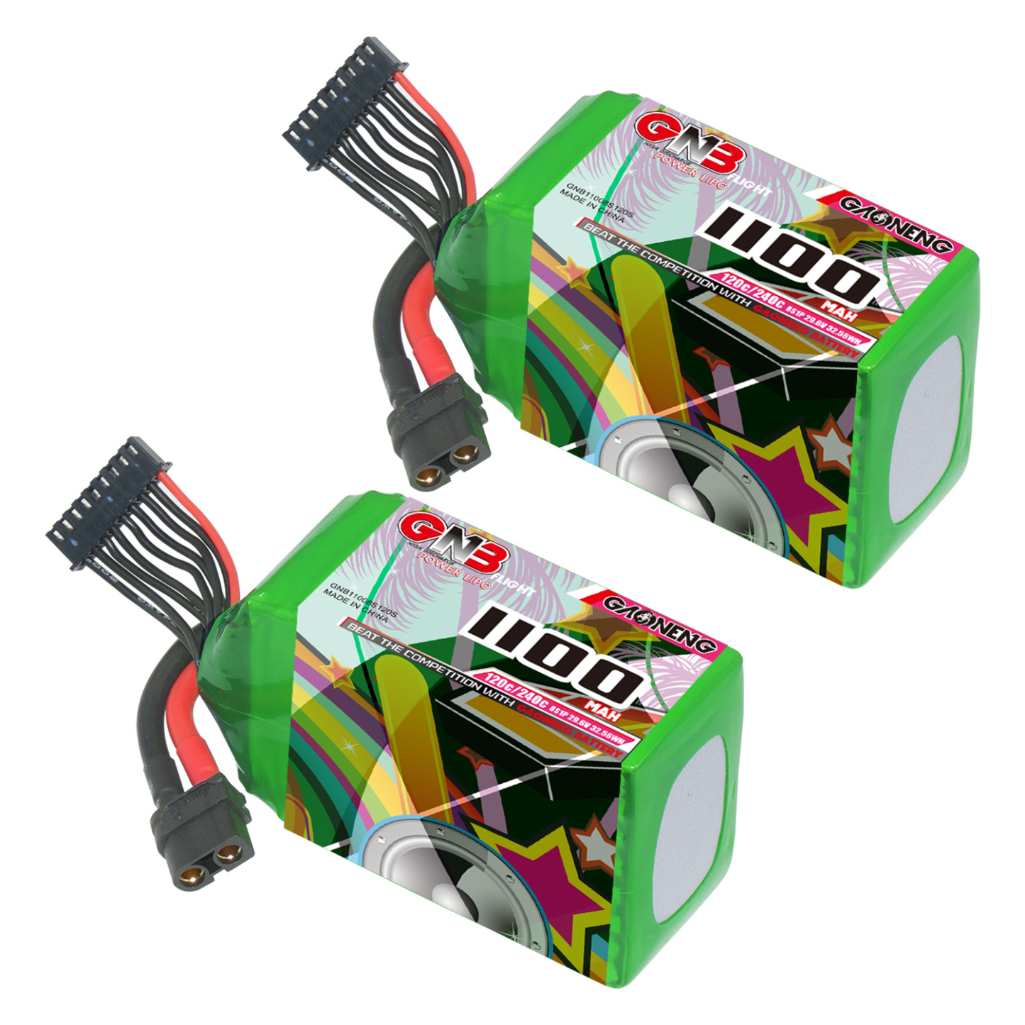 GAONENG GNB 8S 29.6V 1100mAh 120C XT60 LiPo Battery