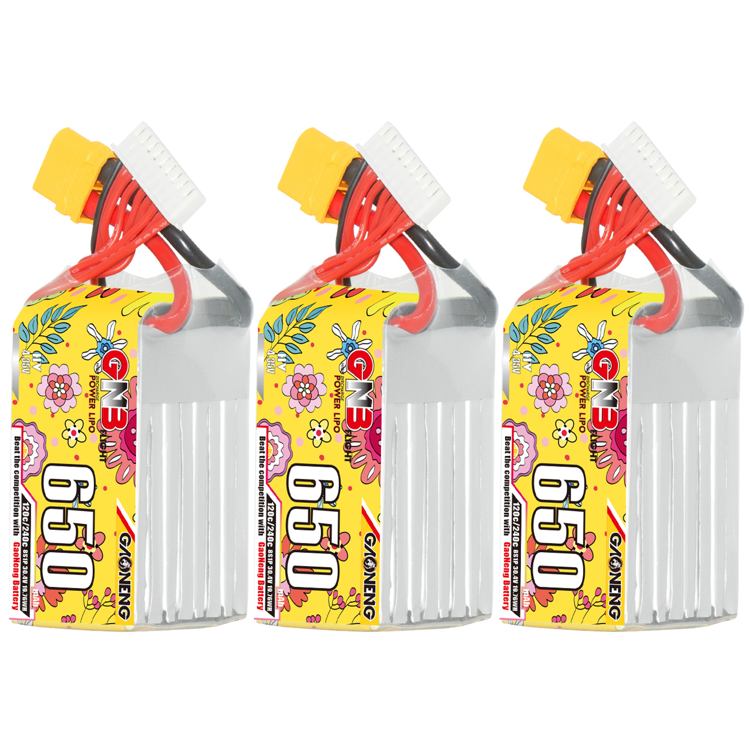 GAONENG GNB LiHV 8S 30.4V 650mAh 120C XT60 LiPo Battery