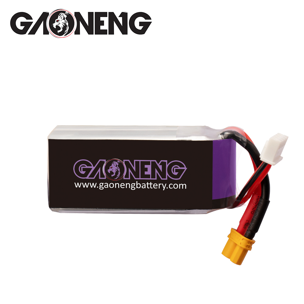 2PCS - GAONENG GNB LiHV 3S 11.4V 1100mAh 60C XT30 LiPo Battery LongRange