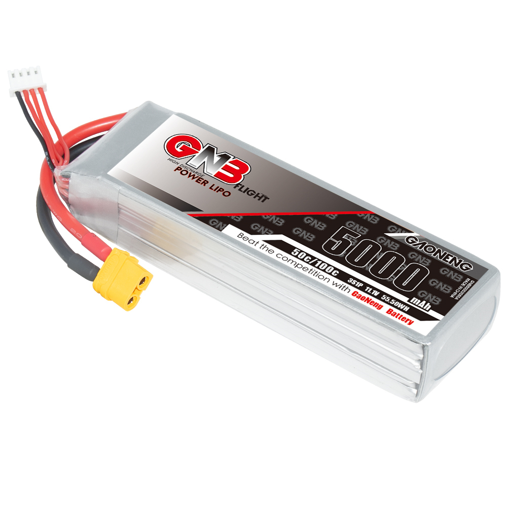 GAONENG GNB 3S 11.1V 5000mAh 50C LiPo Battery XT60