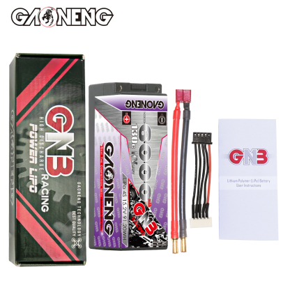 GAONENG GNB LiHV 4S 15.2V 6000mAh 130C 5mm Bullet Hard Case LiPo Battery