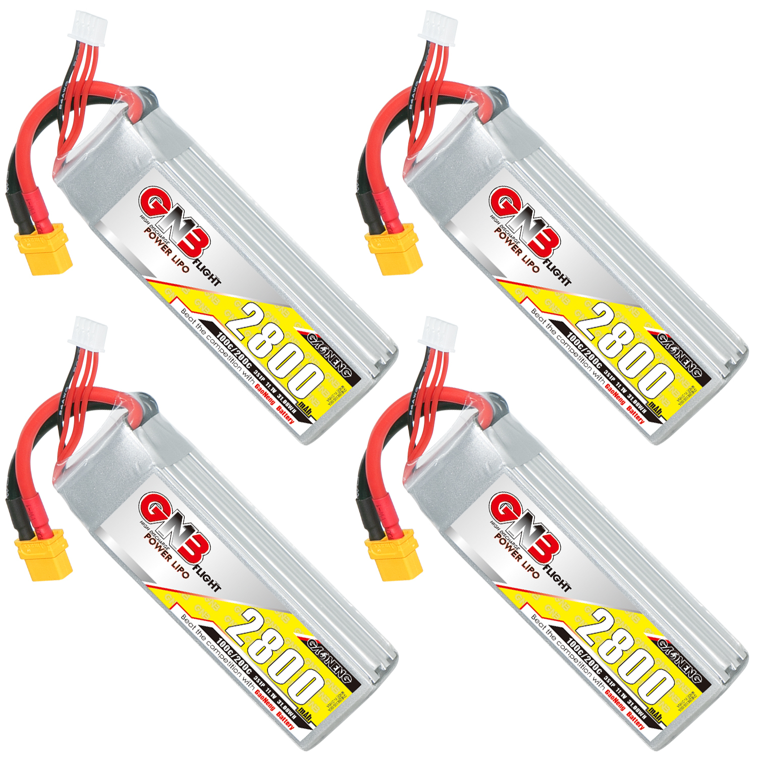 GAONENG GNB 3S 11.1V 2800mAh 100C XT60 LiPo Battery