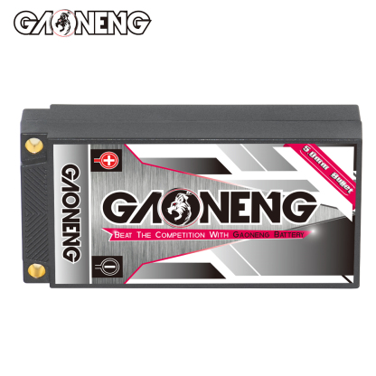 GAONENG GNB LiHV 2S 7.6V 6600mAh 150C Shorty Pack 5mm Bullet Hard Case LiPo Battery
