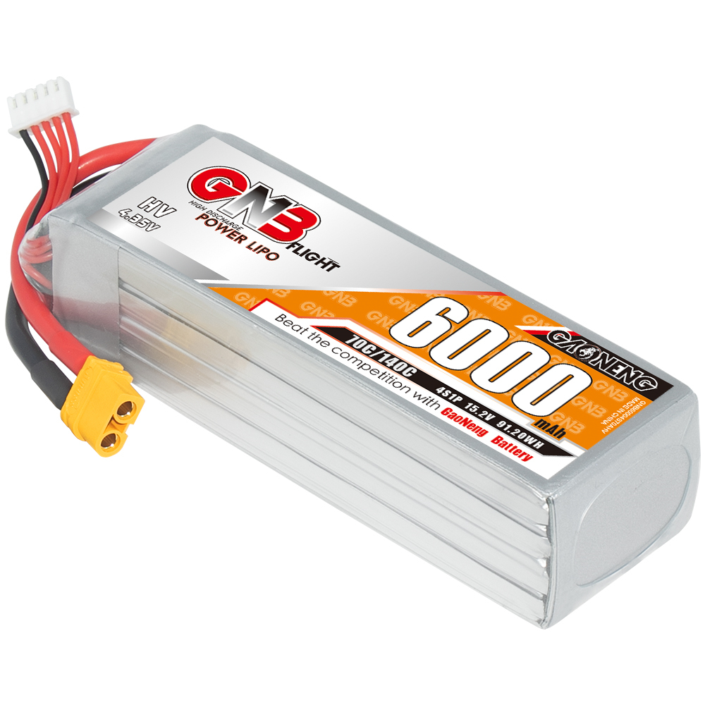 GAONENG GNB HV 4S 15.2V 6000mAh 70C LiPo Battery XT60