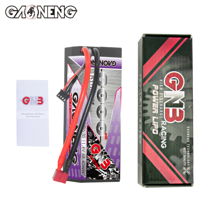 GAONENG GNB LiHV 3S 11.4V 6000mAh 130C Cabled Hard Case LiPo Battery T-PLUG