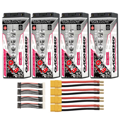 GAONENG GNB LiHV 4S 15.2V 7200mAh 140C 5mm Bullet Hard Case LiPo Battery