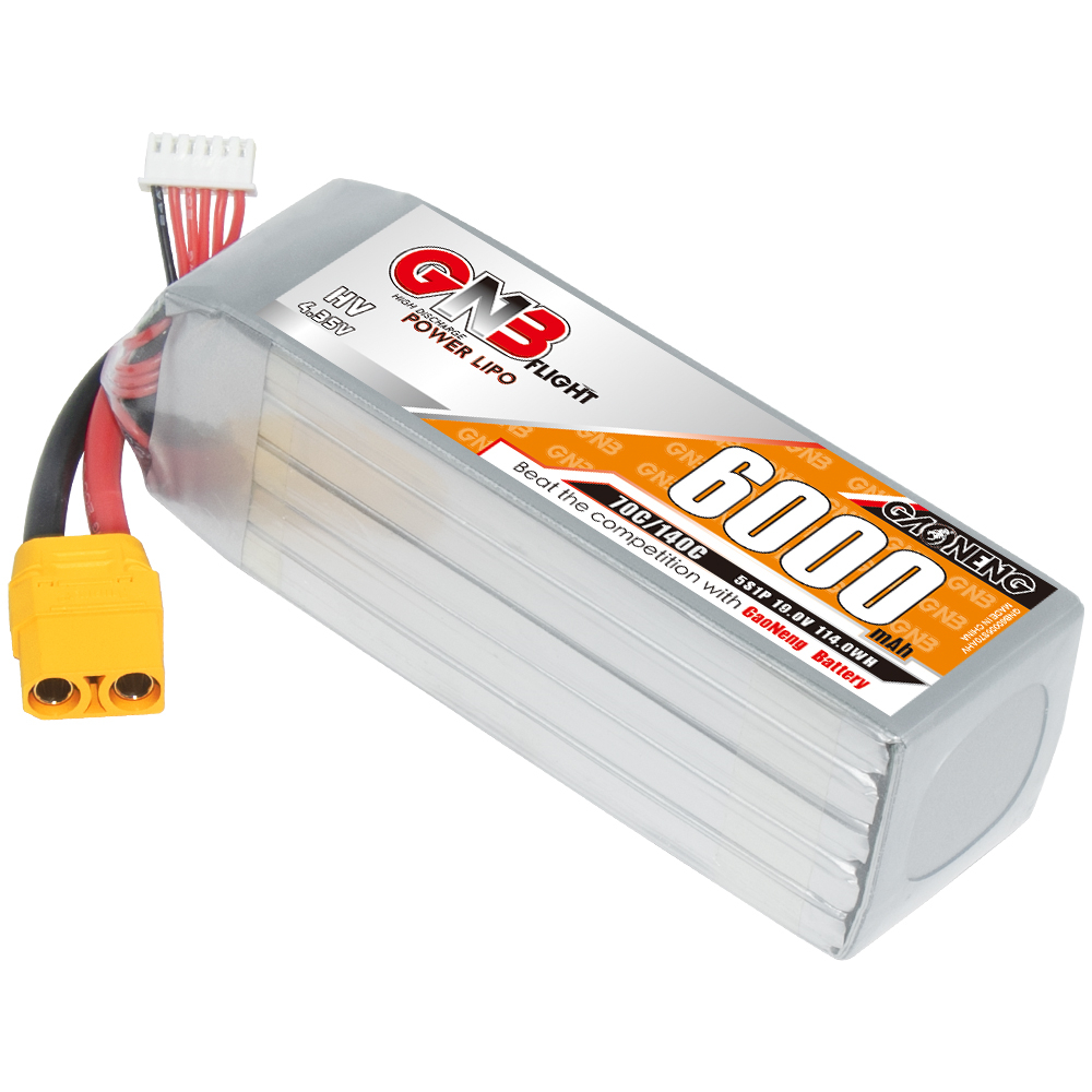 GAONENG GNB HV 5S 19V 6000mAh 70C LiPo Battery XT90