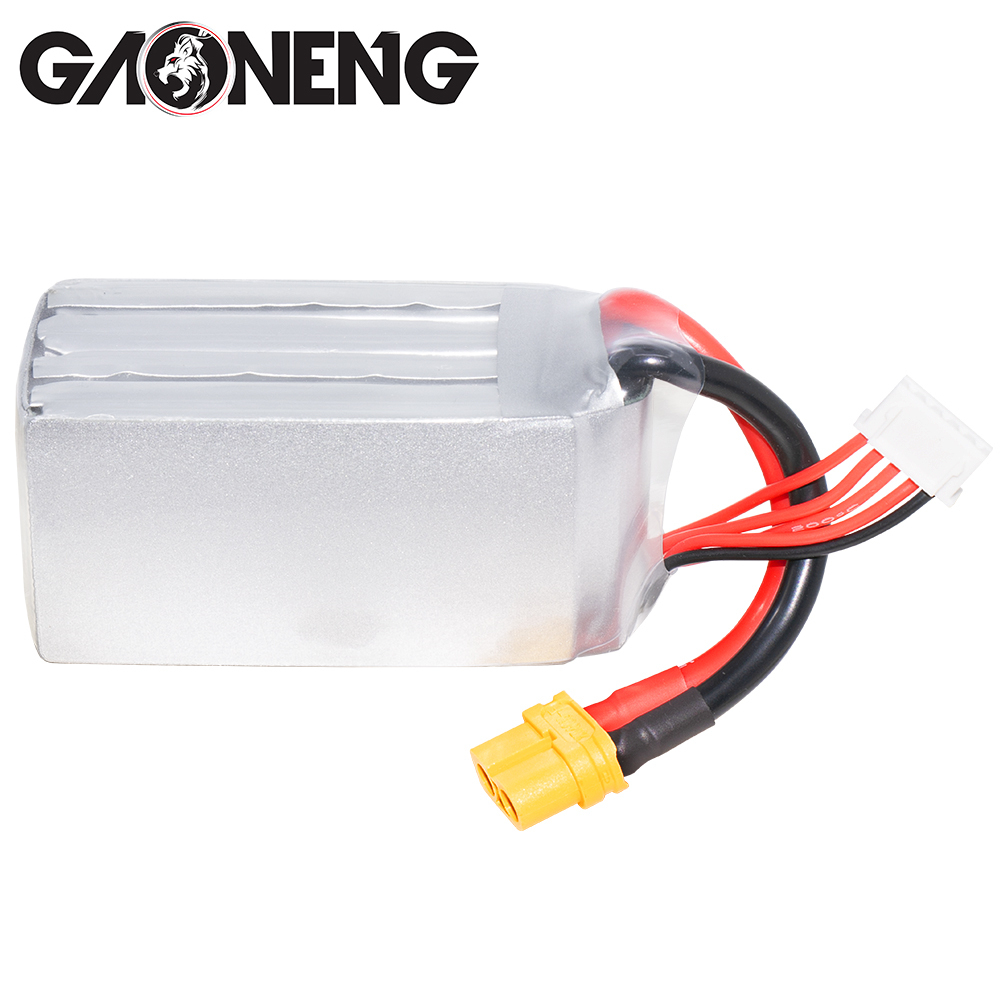 2PCS - GAONENG GNB 4S 14.8V 1850mAh 80C XT60 LiPo Battery