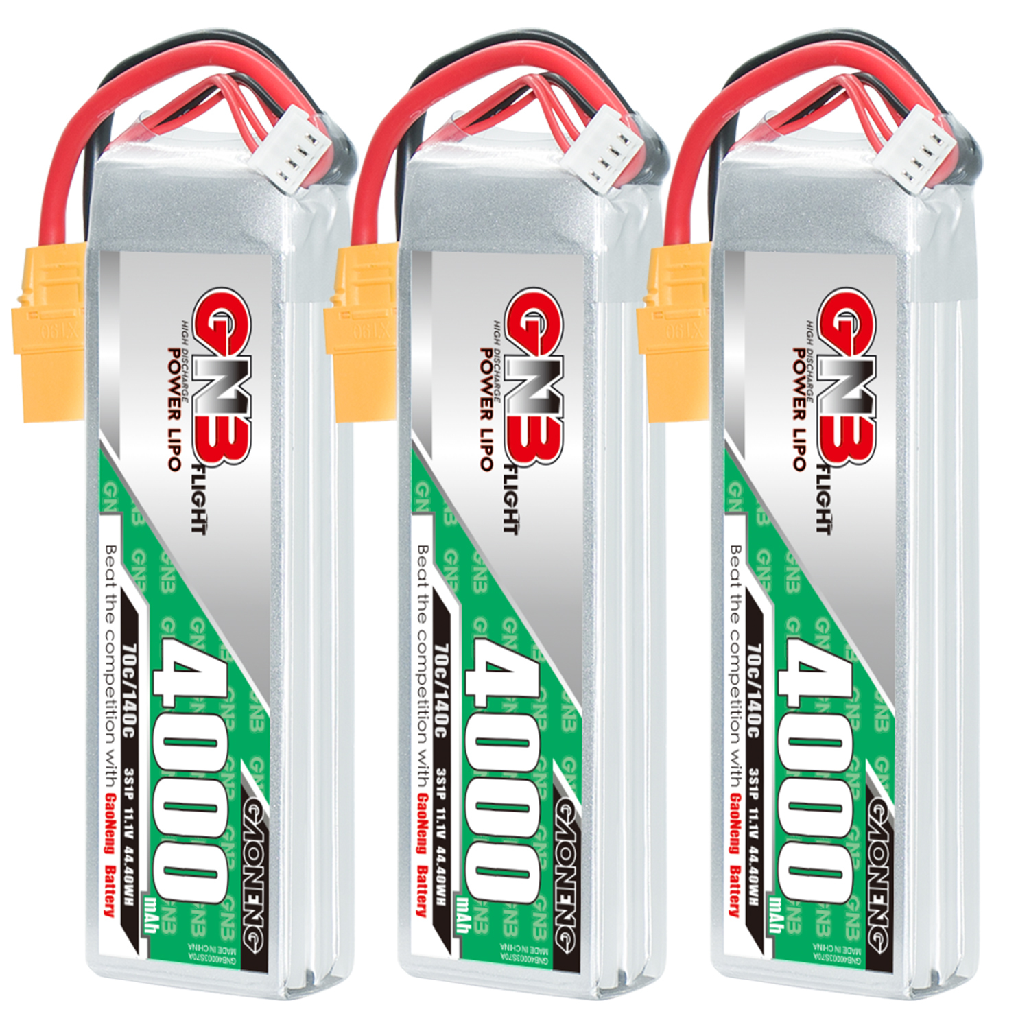 GAONENG GNB 3S 11.1V 4000mAh 70C LiPo Battery XT90