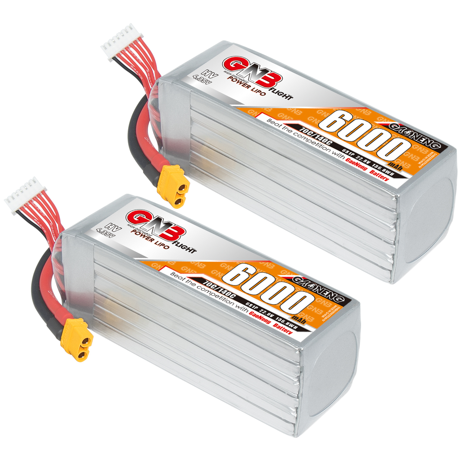 GAONENG GNB HV 6S 22.8V 6000mAh 70C LiPo Battery XT60
