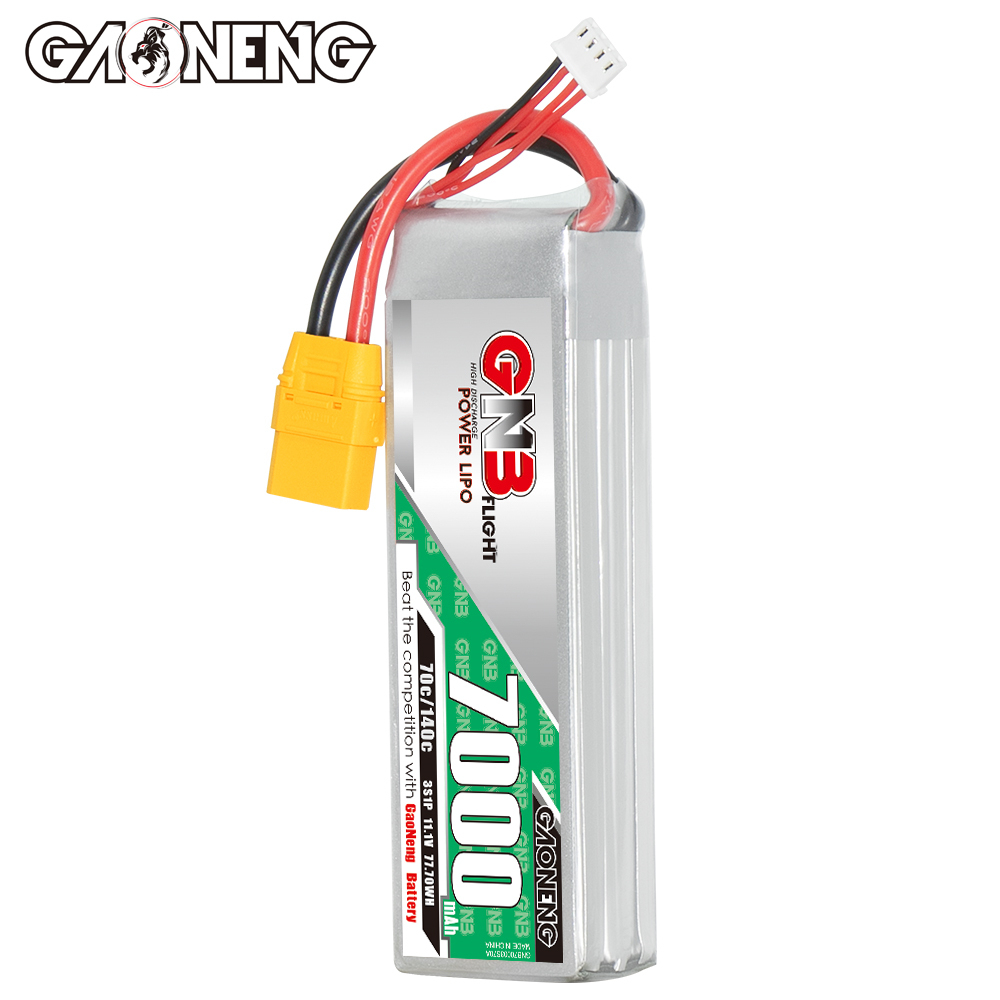 GAONENG GNB 3S 11.1V 7000mAh 70C LiPo Battery XT90