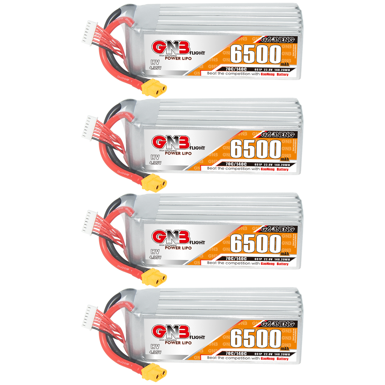 GAONENG GNB HV 6S 22.8V 6500mAh 70C LiPo Battery XT60