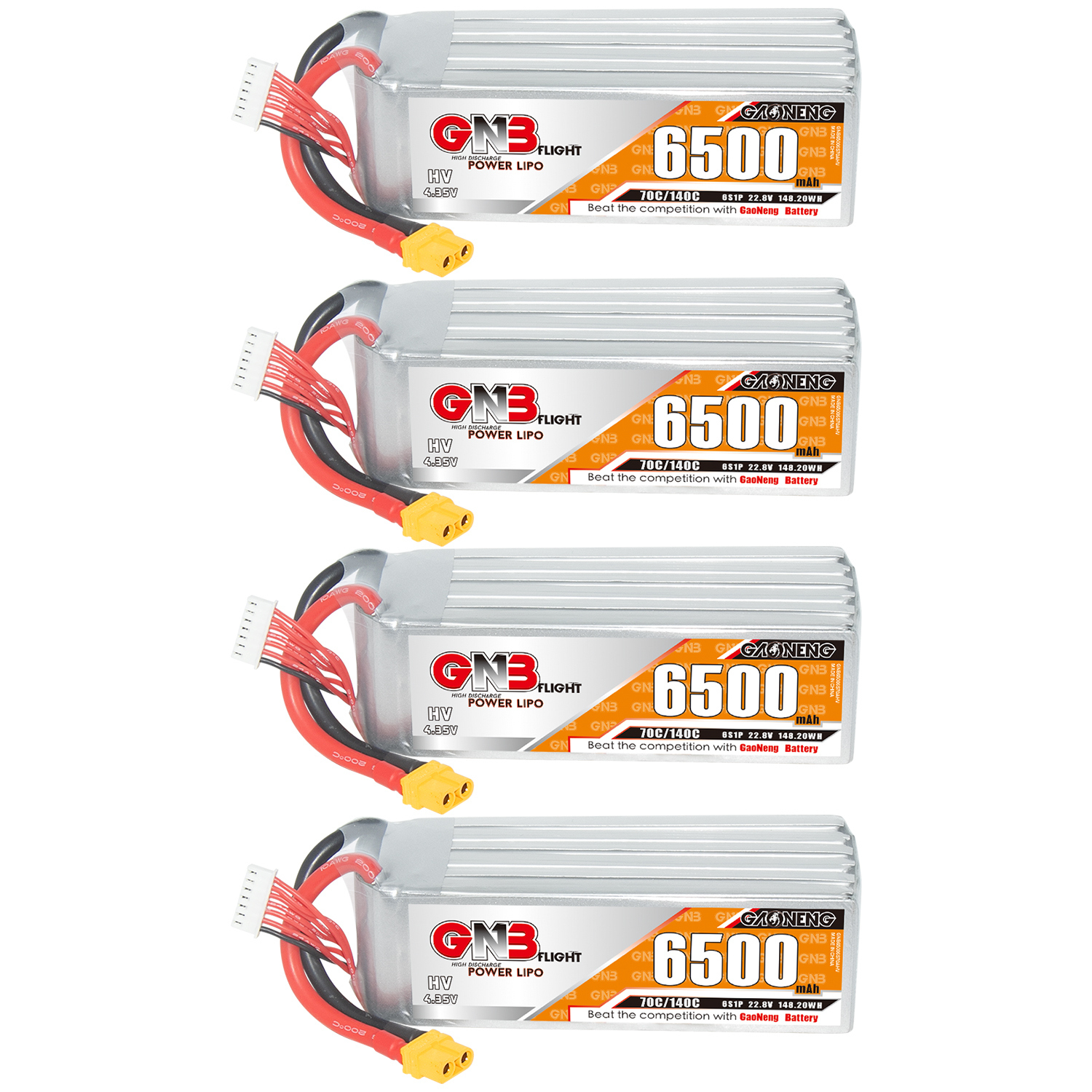 GAONENG GNB HV 6S 22.8V 6500mAh 70C LiPo Battery XT60