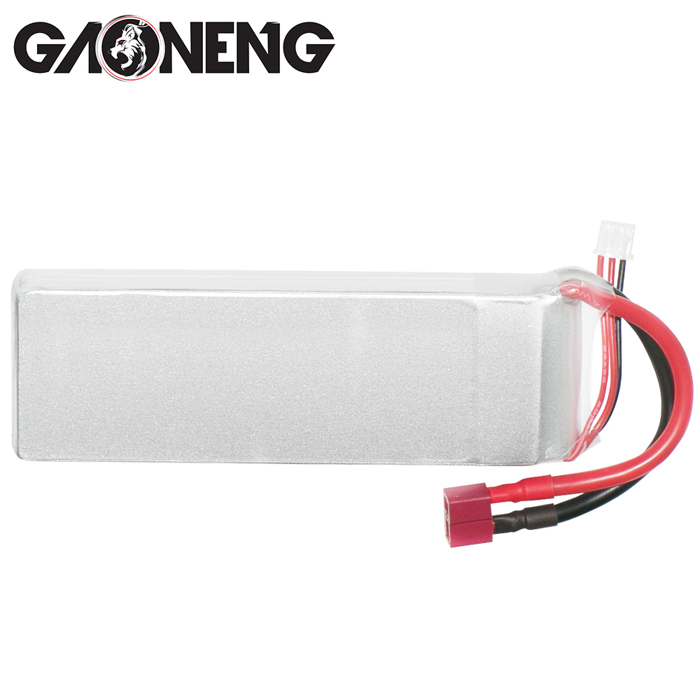 1PCS - GAONENG GNB 2S 7.4V 5000mAh 50C LiPo Battery T-Plug