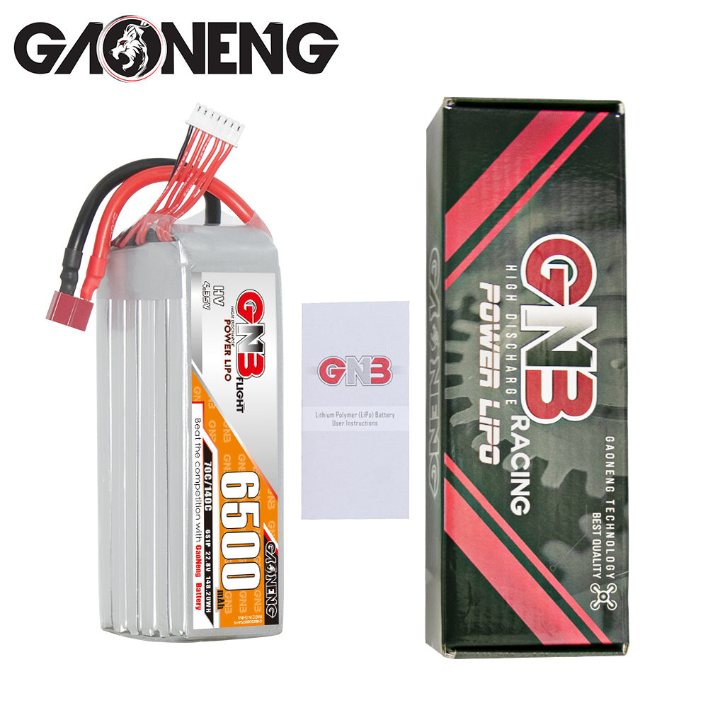 GAONENG GNB HV 6S 22.8V 6500mAh 70C LiPo Battery T-PLUG