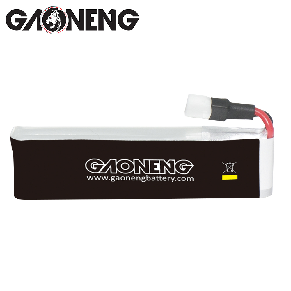 4PCS - GAONENG GNB 1S 3.7V 450mAh 80C LiPo Battery Molex 51005 Connector