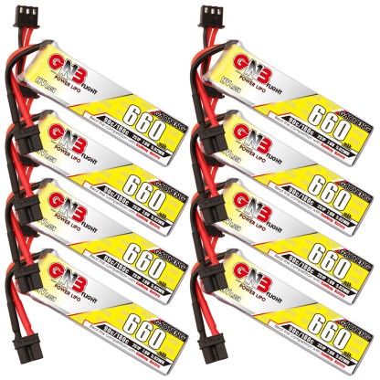GAONENG GNB LiHV 2S 7.6V 660mAh 90C XT30 LiPo Battery Long Type