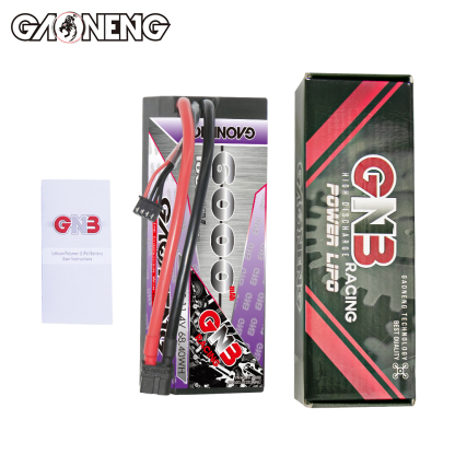 1PC - GAONENG GNB LiHV 3S 11.4V 6000mAh 130C Cabled Hard Case LiPo Battery XT60