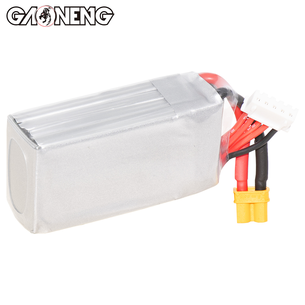 GAONENG GNB 4S 14.8V 450mAh 80C XT30 LiPo Battery Square Type