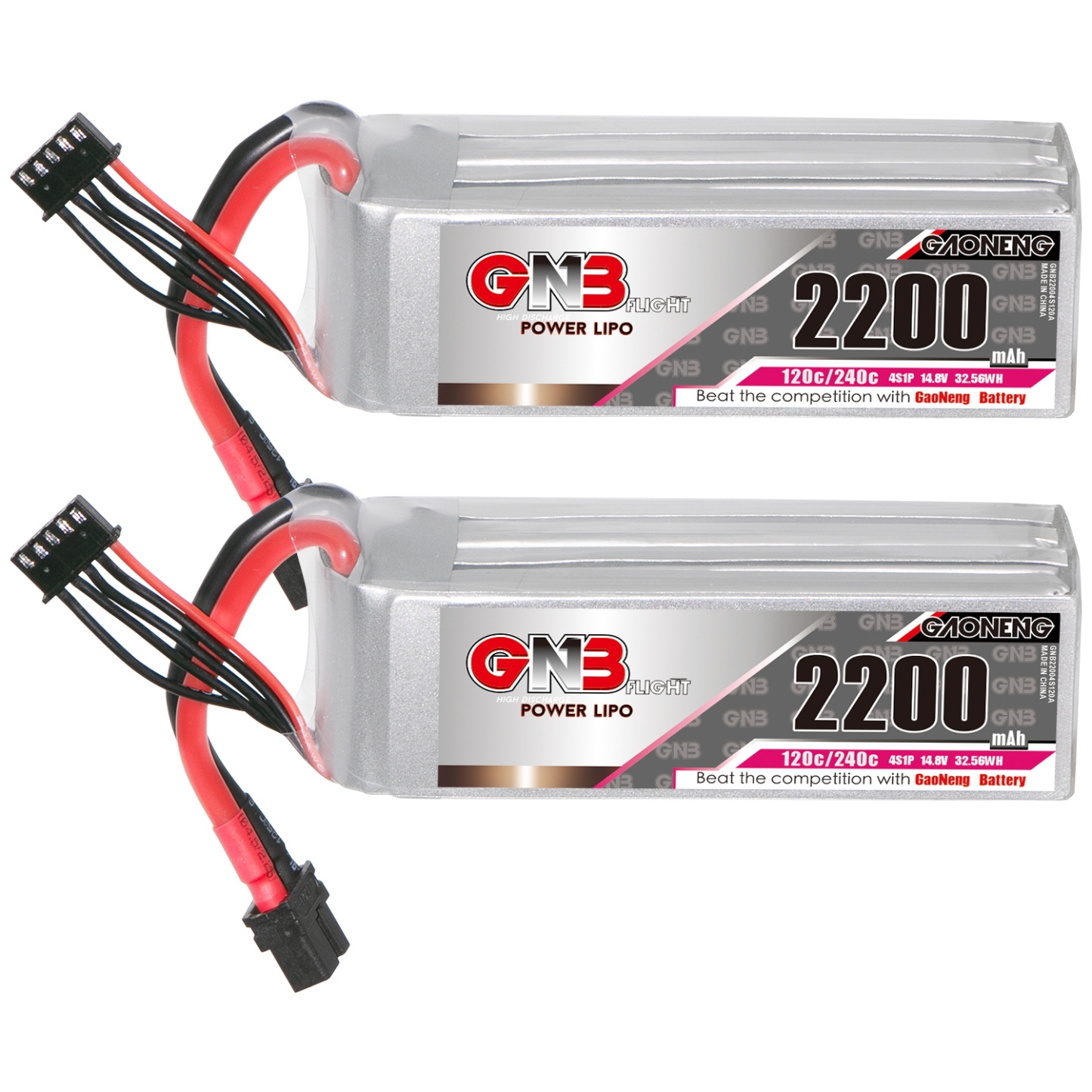 GAONENG GNB 4S 14.8V 2200mAh 120C XT60 LiPo Battery