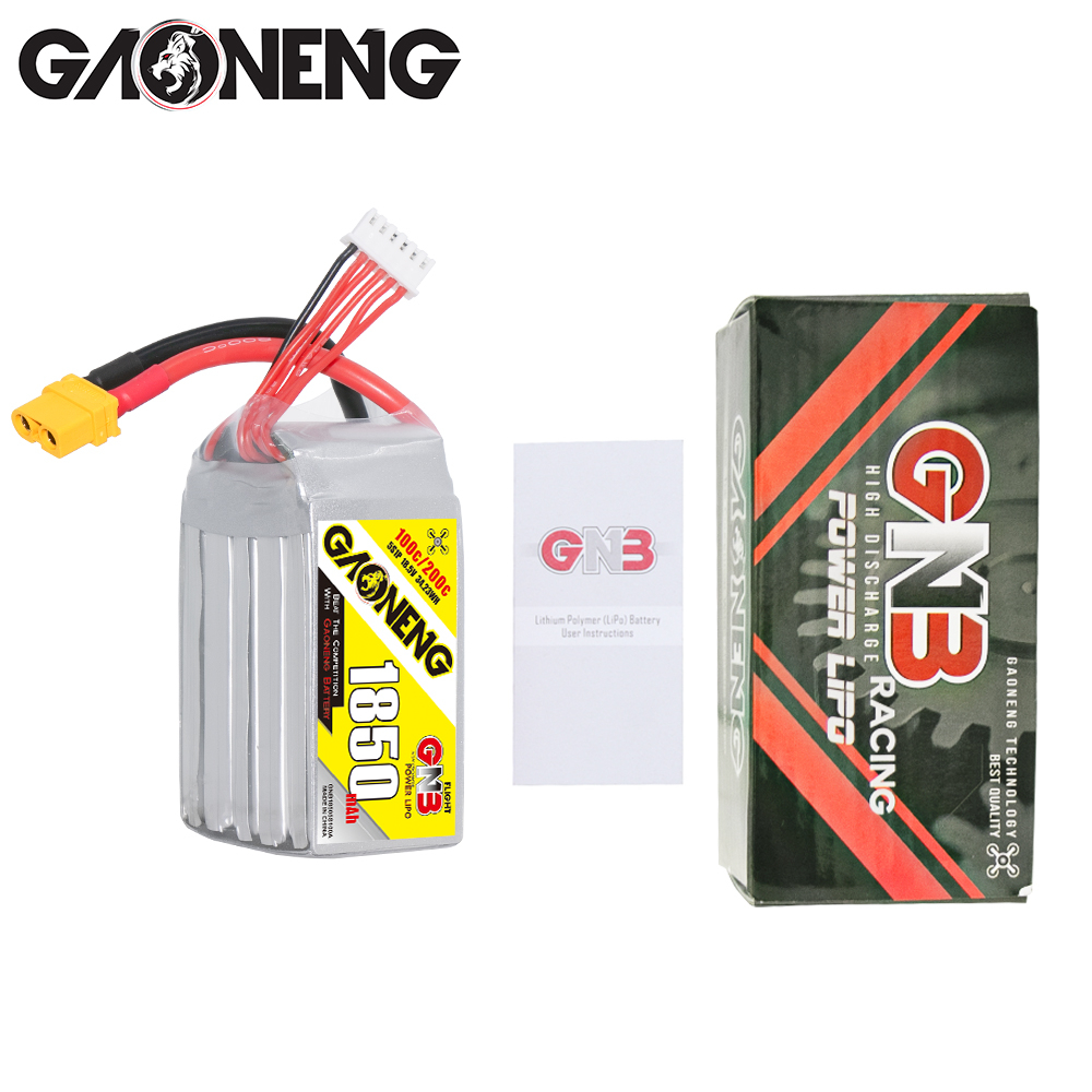 GAONENG GNB 5S 18.5V 1850mAh 100C XT60 LiPo Battery