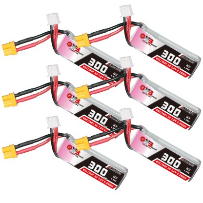 GAONENG GNB LiHV 2S 7.6V 300mAh 80C XT30 LiPo Battery