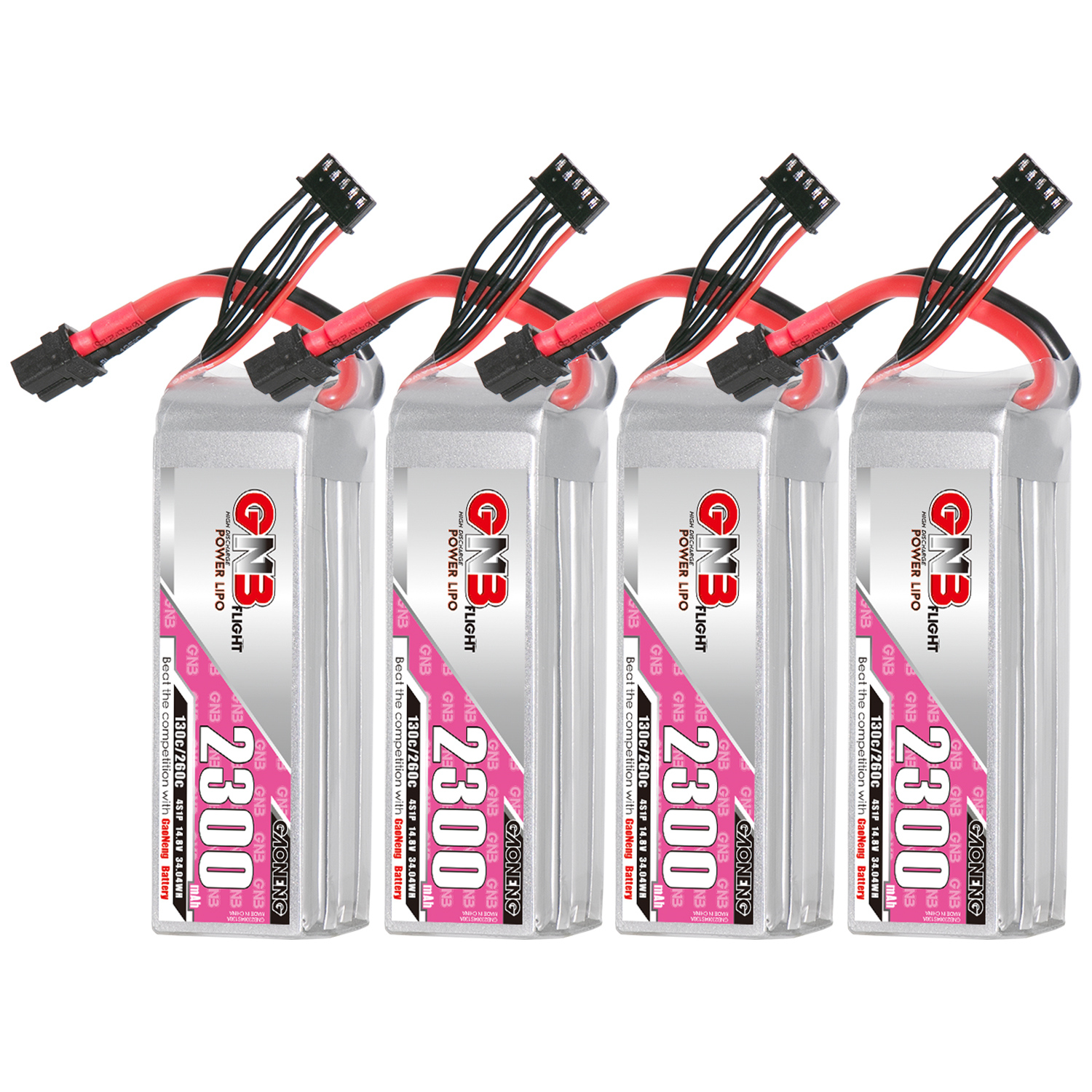 GAONENG GNB 4S 14.8V 2300mAh 130C XT60 LiPo Battery