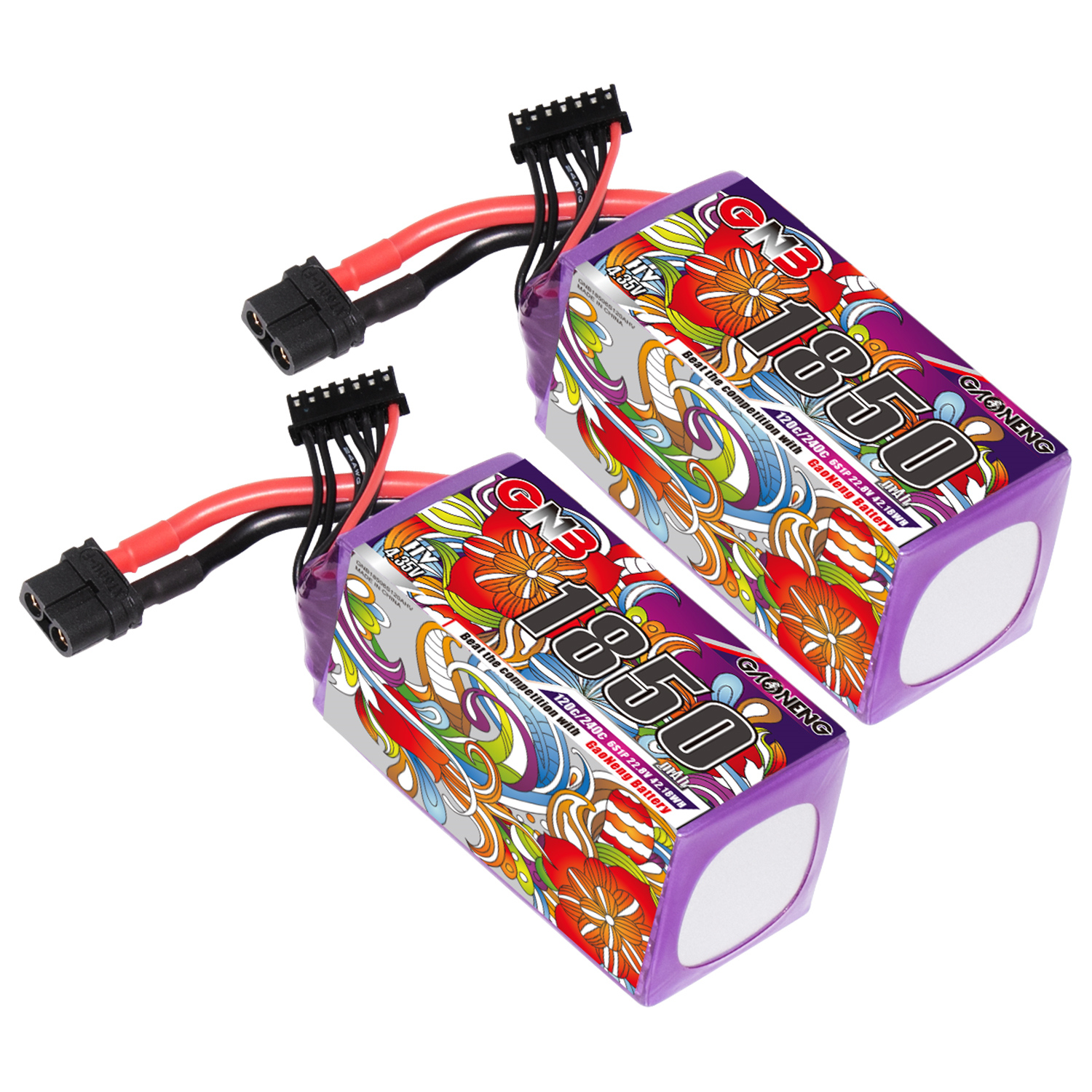 GAONENG GNB LiHV 6S 22.8V 1850mAh 120C XT60 LiPo Battery
