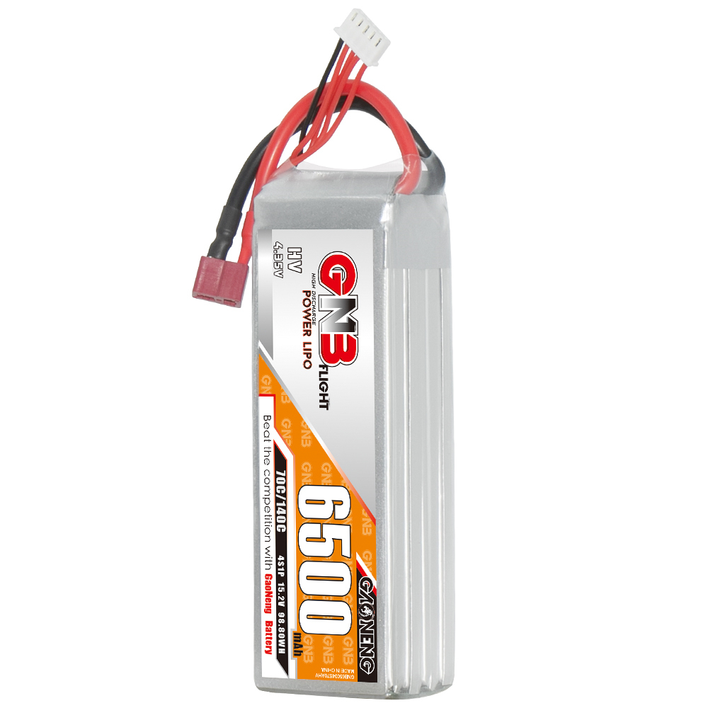 GAONENG GNB HV 4S 15.2V 6500mAh 70C T-PLUG LiPo Battery