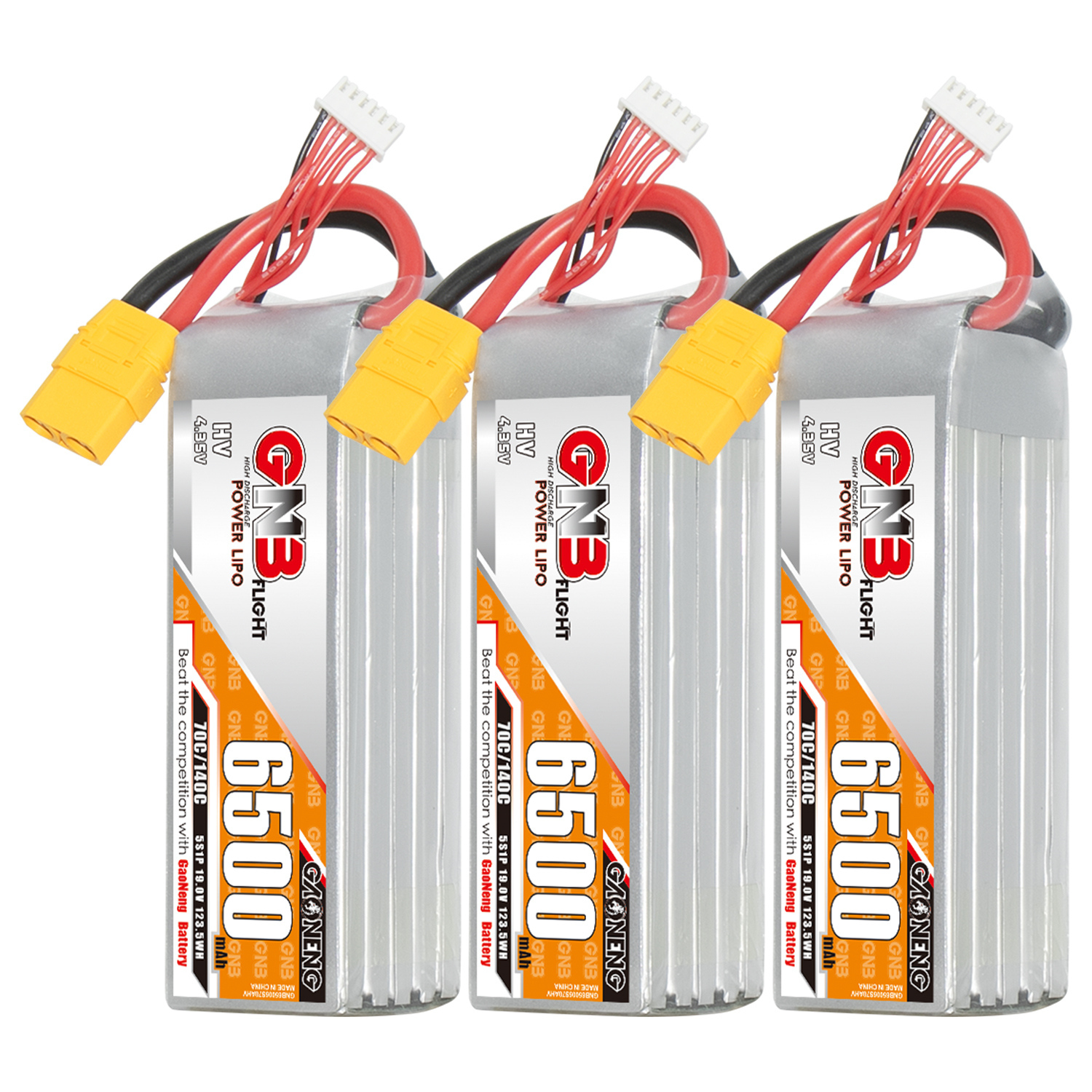 GAONENG GNB HV 5S 19V 6500mAh 70C XT60 LiPo Battery