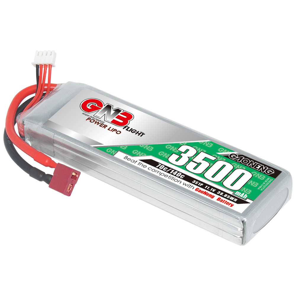 GAONENG GNB 3S 11.1V 3500mAh 70C LiPo Battery T-PLUG