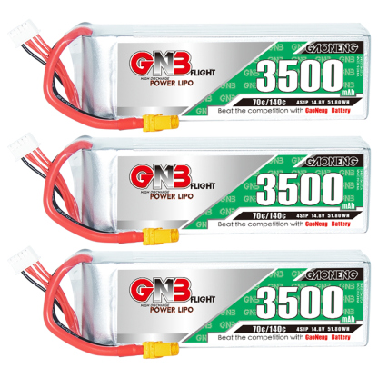 GAONENG GNB 4S 14.8V 3500mAh 70C XT60 LiPo Battery