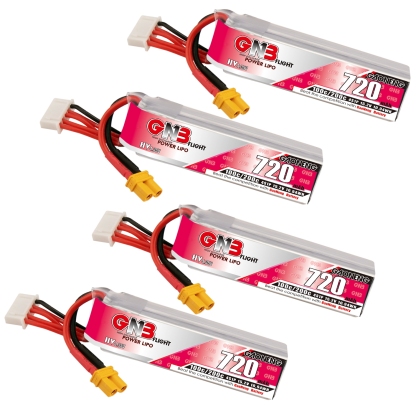 GAONENG GNB LiHV 4S 15.2V 720mAh 100C XT30 LiPo Battery Long Type
