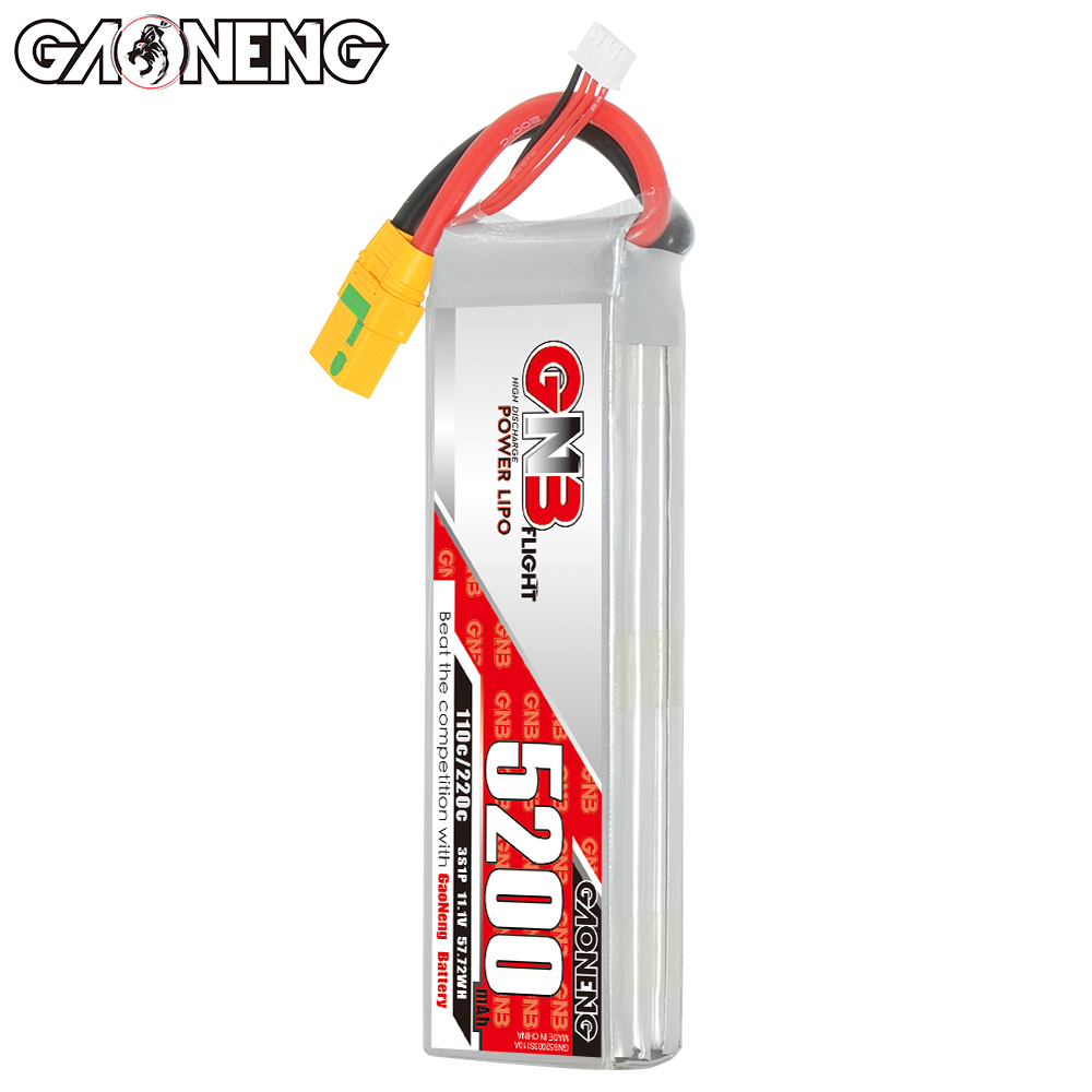 GAONENG GNB 3S 11.1V 5200mAh 110C LiPo Battery XT90 Anti Spark