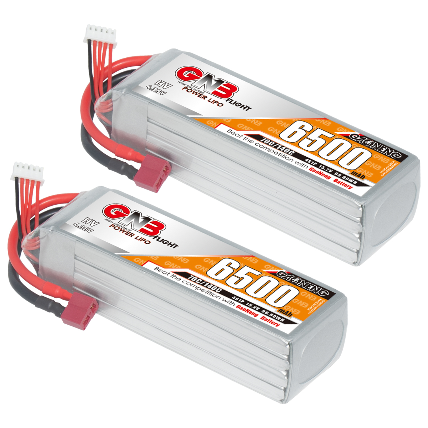 GAONENG GNB HV 4S 15.2V 6500mAh 70C T-PLUG LiPo Battery
