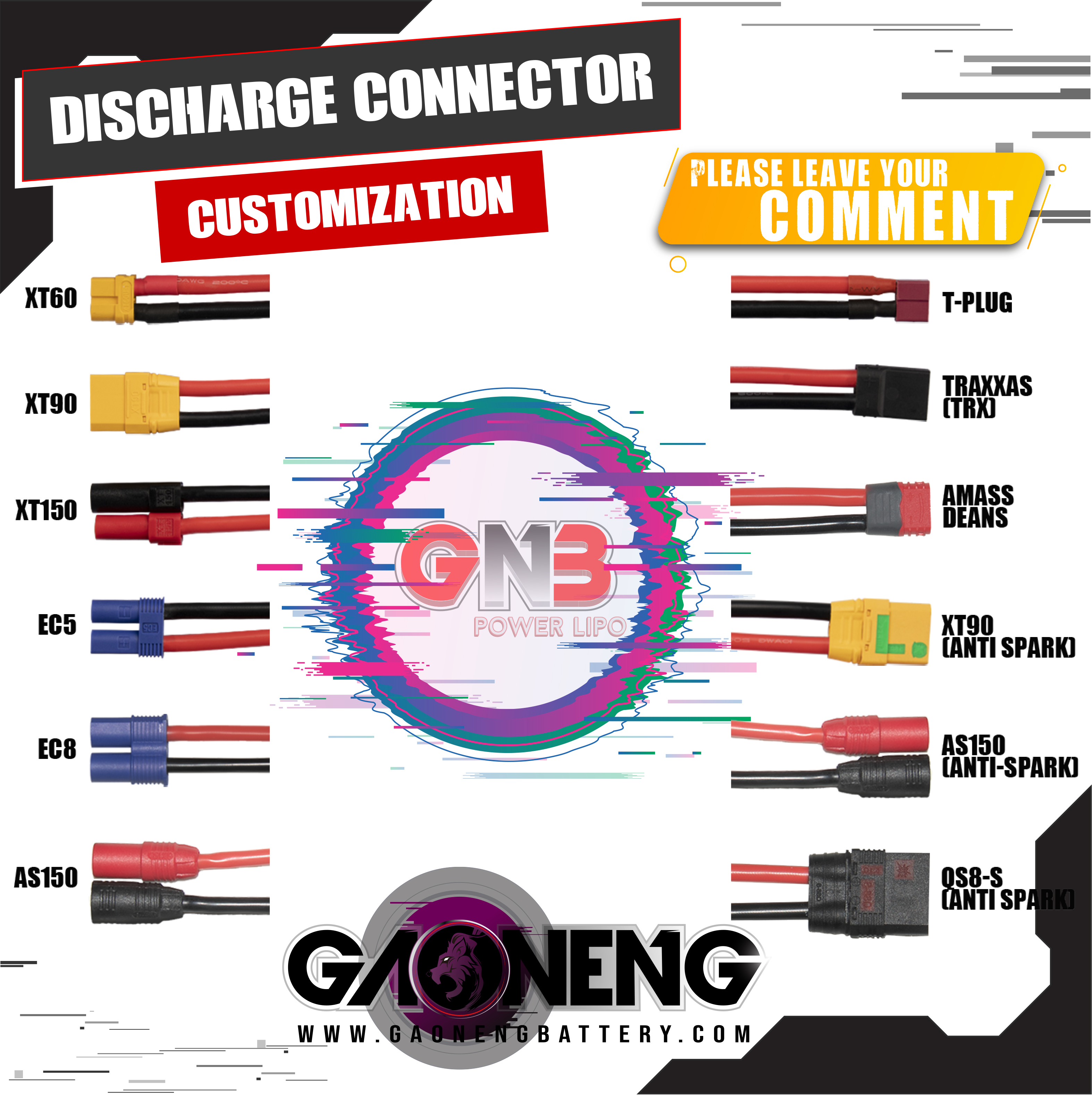 GAONENG GNB 12S 45.6V LiHV 13000mah 70C LiPo Battery QS12